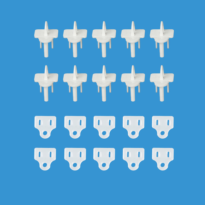 Weatherproof Gaskets & Plug Covers - 10 Pack