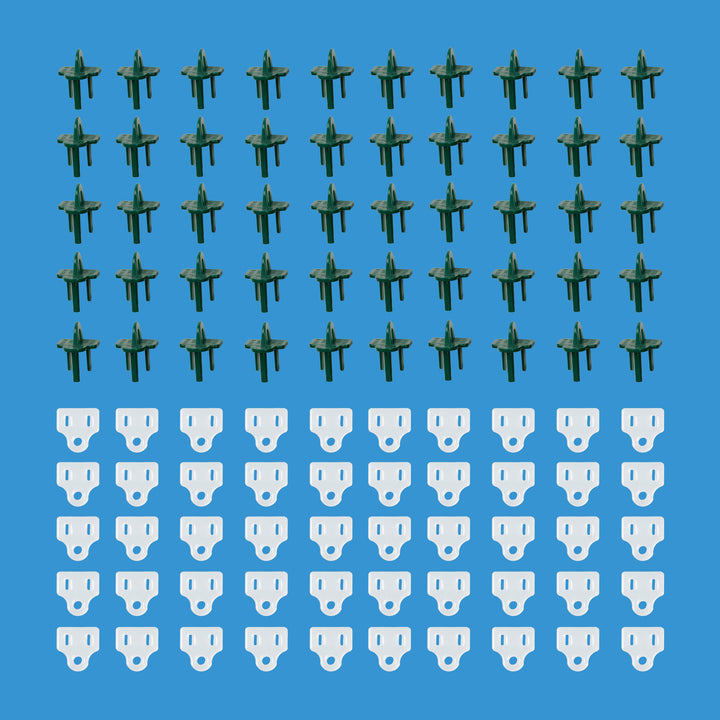 Weatherproof Gaskets & Plug Covers - 50 Pack