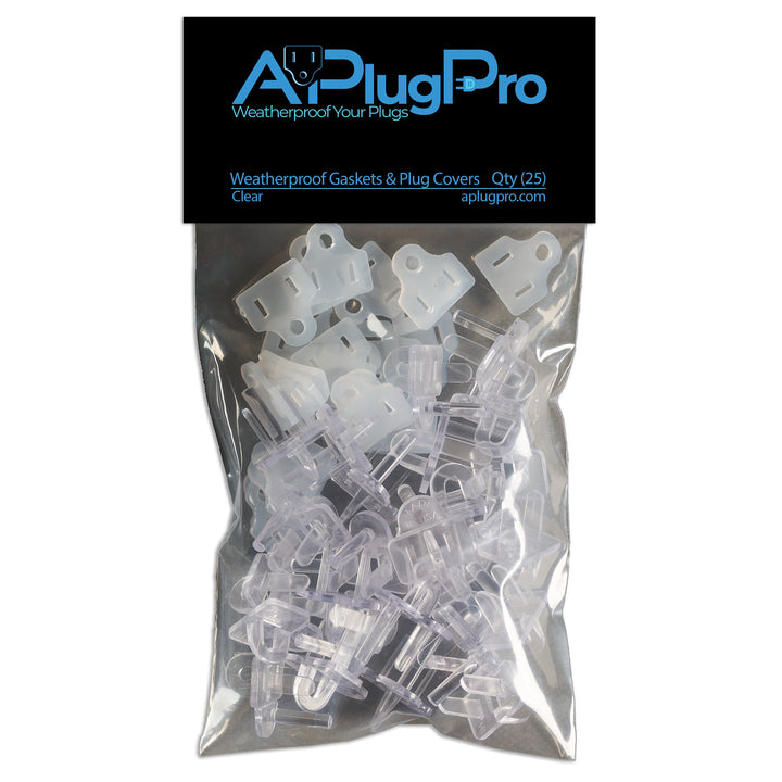 Weatherproof Gaskets & Plug Covers - 25 Pack