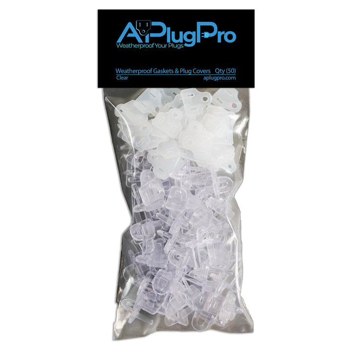 Weatherproof Gaskets & Plug Covers - 50 Pack